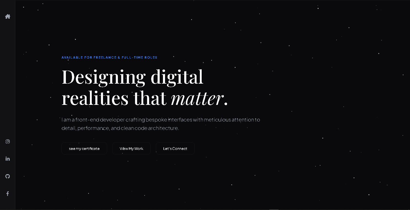 Portfolio Screenshot